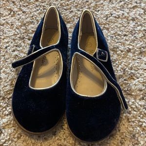 Mini Biden Kids Velvet Shoes Size 27